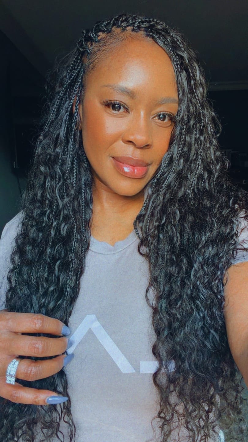 Customer photo review of Indian Curly Bundle