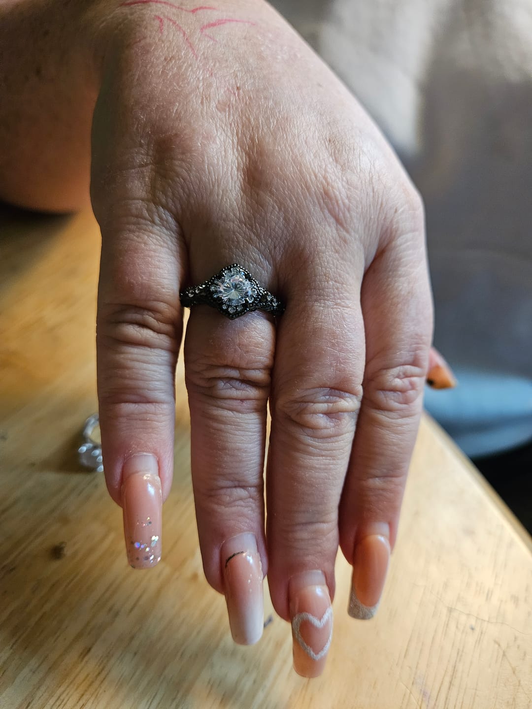 Customer photo review of Surprise Jewelry Candle