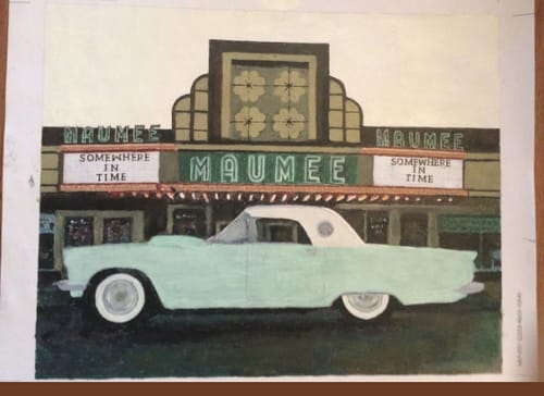 Customer photo review of Custom Paint By Numbers - Turn Trip Memory into Art