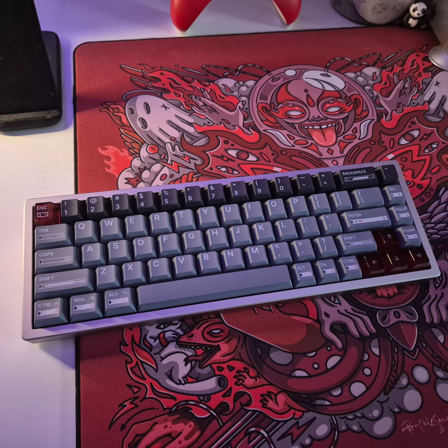 Customer photo review of LUMINKEY Magger68 Alüminyum Klavye (Manyetik Switch / HE)