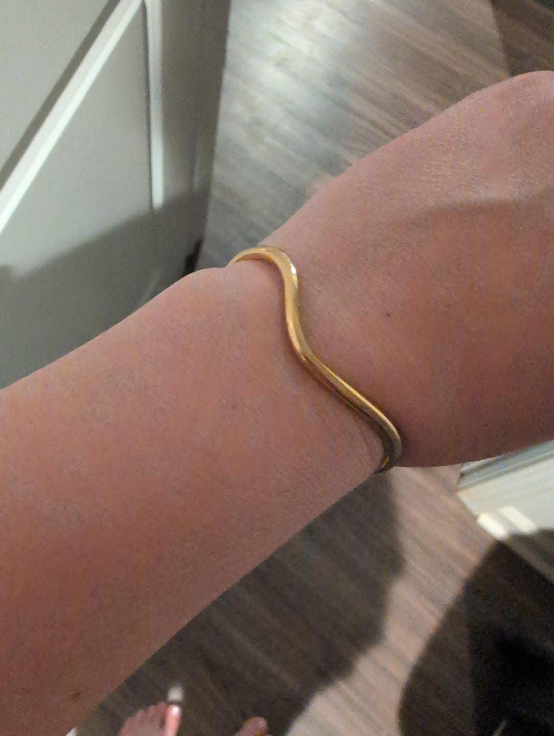 Customer photo review of Wave Gold Bracelet