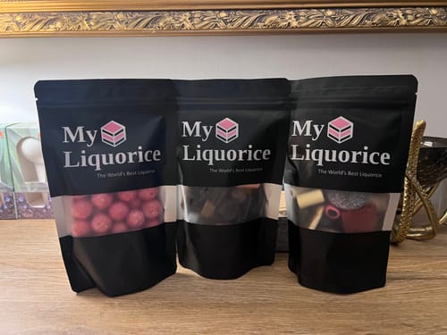 Customer photo review of 500g Gourmet Liquorice Assortment + Free British Liquorice Mix