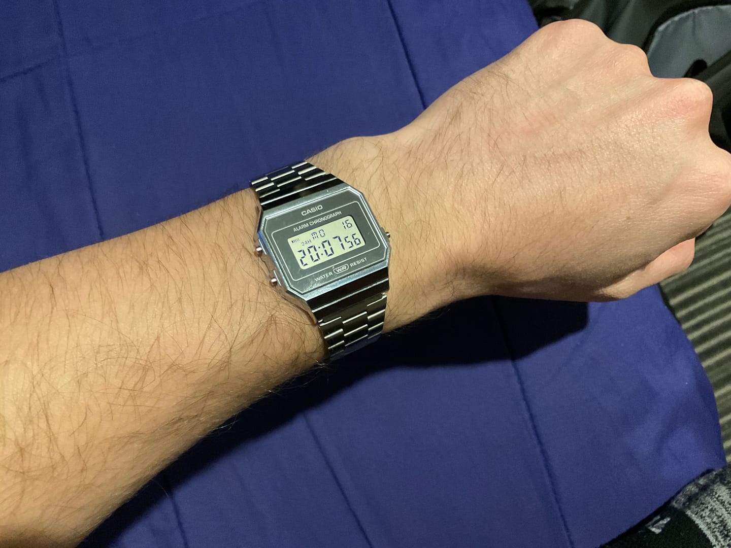 Customer photo review of Reloj Casio Vintage A700WEV-7A Plateado Slim