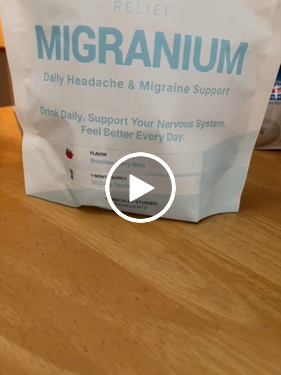 Customer video review of (VIP) Migranium - World's First Anti-Migraine Super Formula