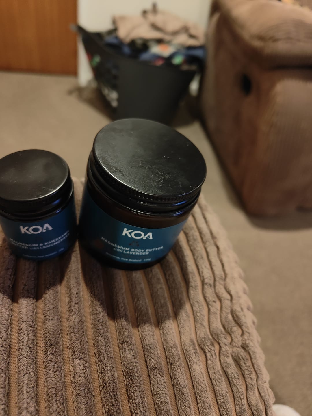 Customer photo review of Mini Magnesium & Kawakawa Butter with Lemongrass