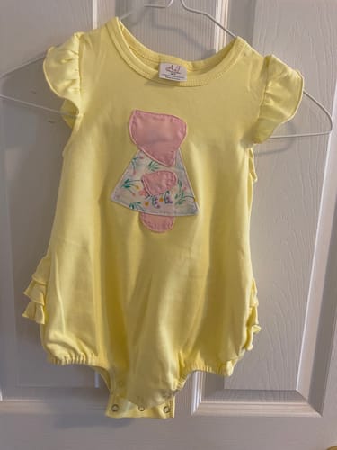 Customer photo review of Girls Ruffle Bum Bubbles