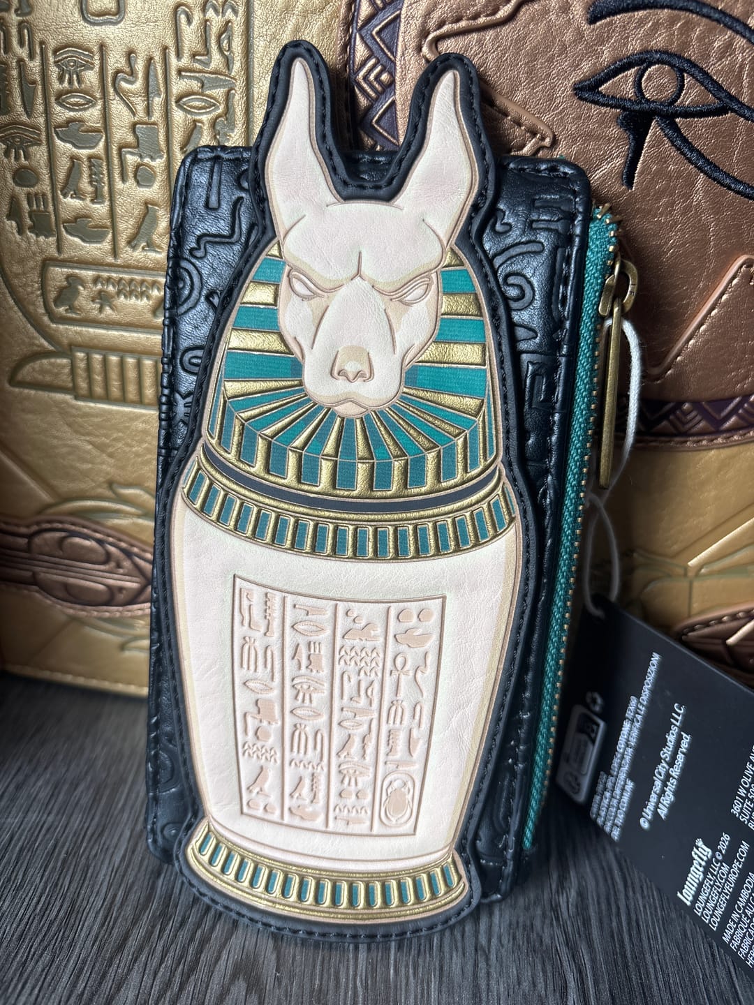 Customer photo review of Loungefly Universal The Mummy Large Card Holder