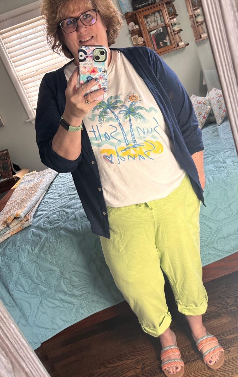 Customer photo review of Classic Beach Cotton Pants