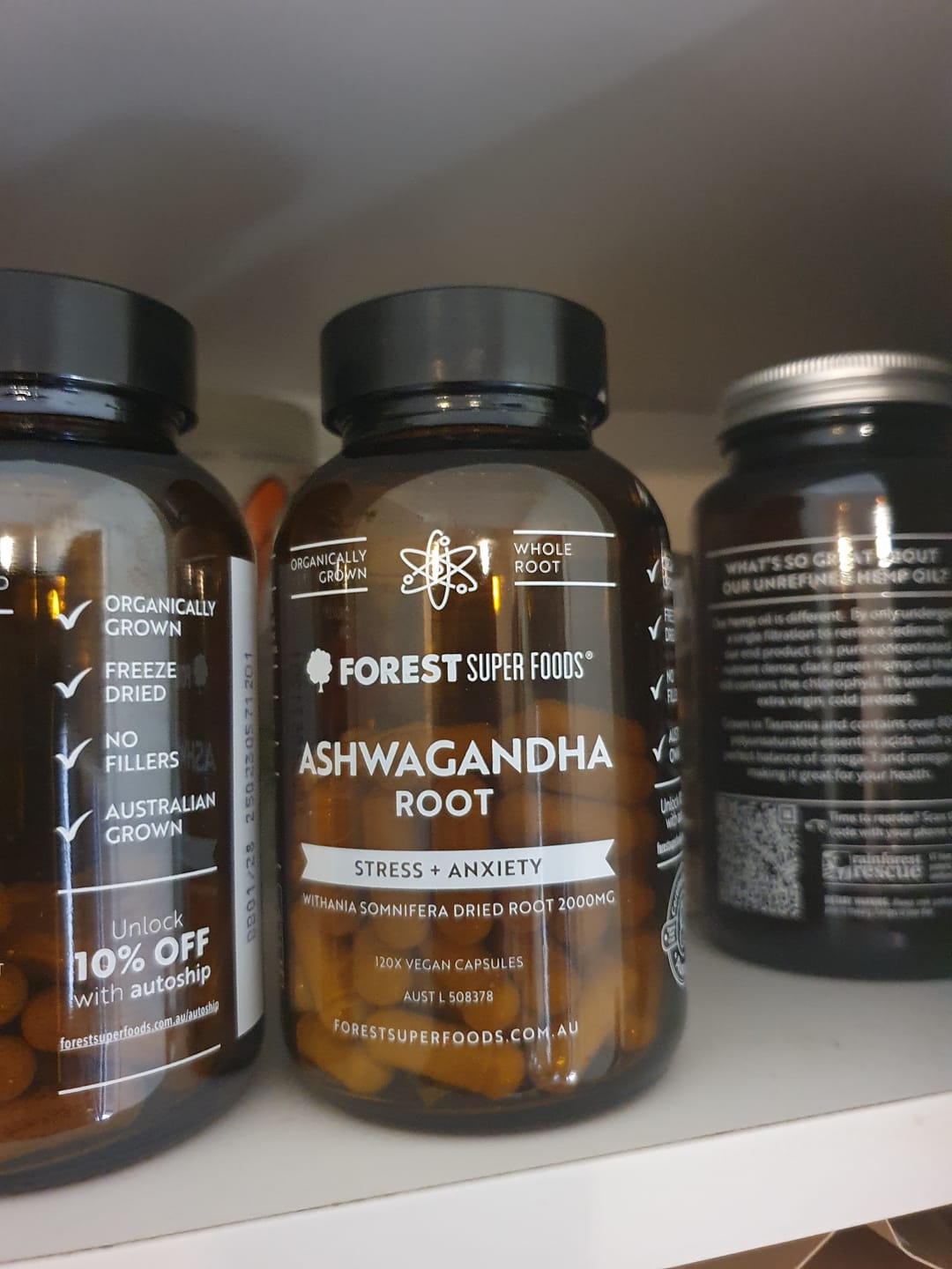Customer photo review of Organic Ashwagandha Capsules