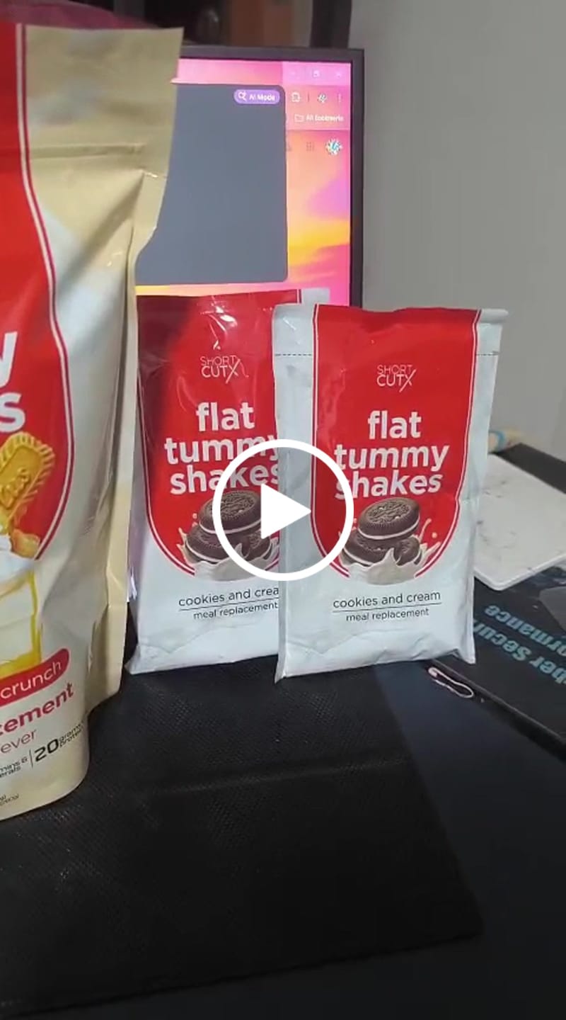 Customer video review of Flat Tummy Shakes: Cookie Butter Crunch