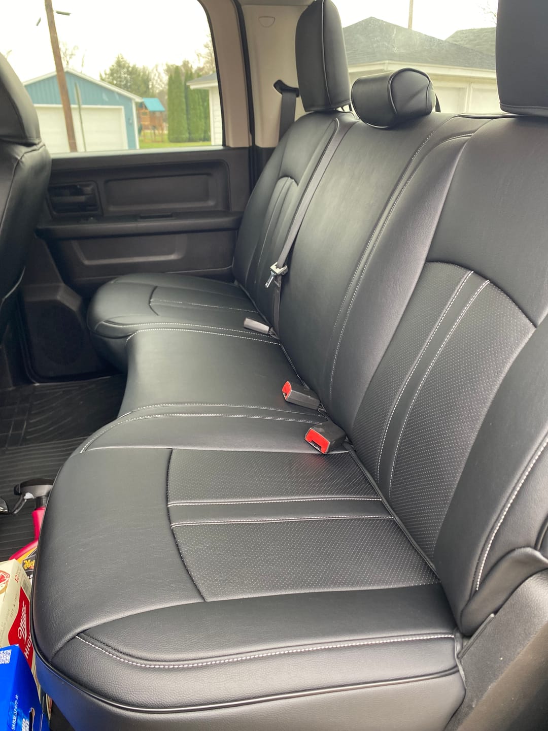Customer photo review of 2009+ Dodge Ram Classic Leather Seat Covers