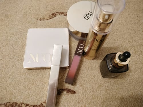 Customer photo review of Double Brush Mascara Duo
