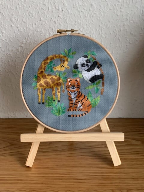 Customer photo review of Wooden 7" Elbesee Hoop for Cross Stitch and Embroidery