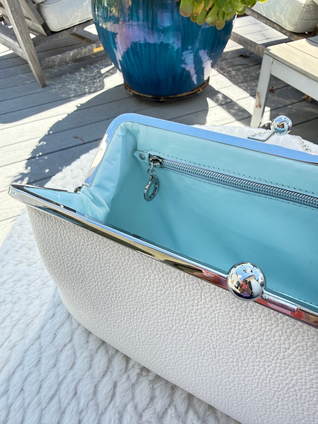 Customer photo review of Drum Dyed Lamb Nappa, 1.5 Oz | 100+ Colors