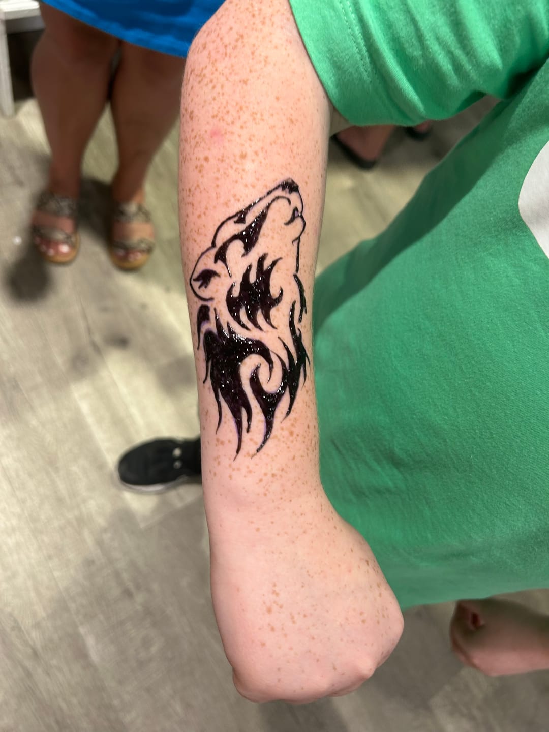 Customer photo review of 8 Ounce Bottle of Fresh Jagua tattoo Gel