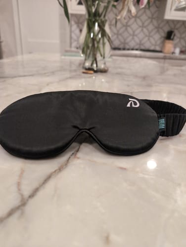 Customer photo review of Performance Silk Sleep Mask