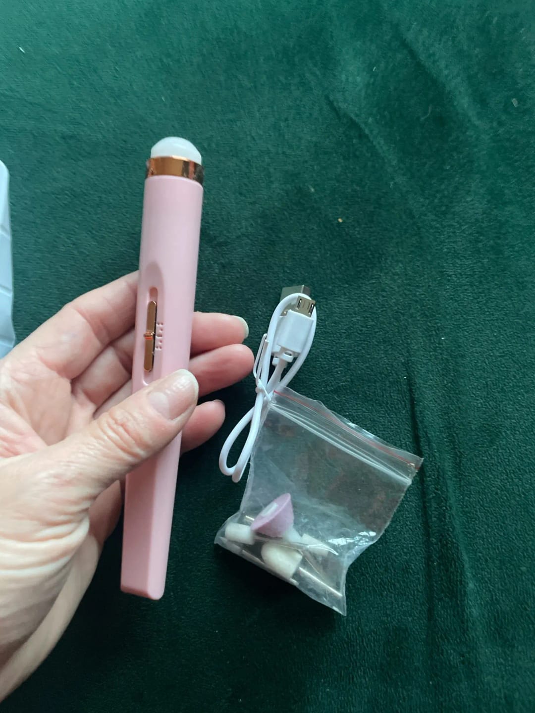 Customer photo review of Lima de uñas
