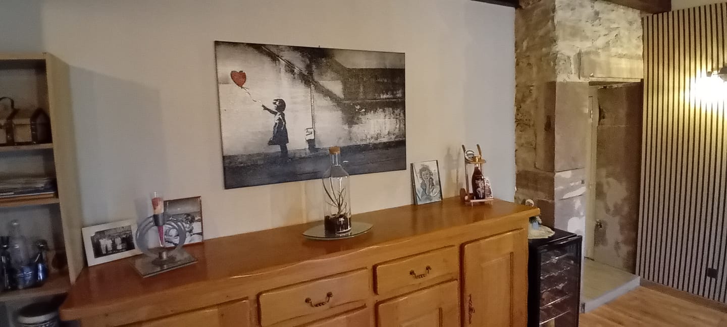 Customer photo review of Tableau Banksy La Petite Fille au Ballon