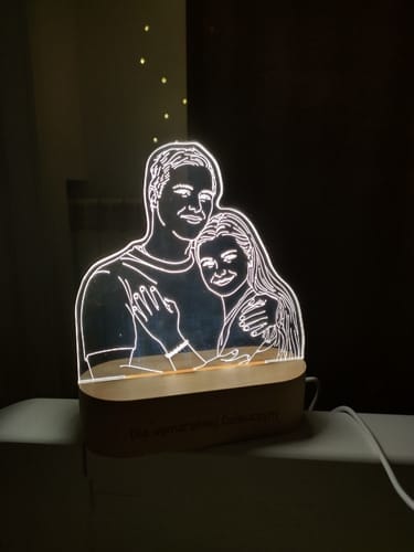 Customer photo review of Lampiece Lamp