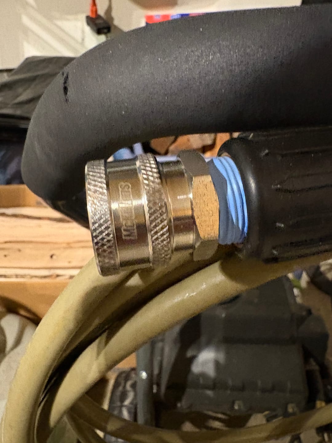 Customer photo review of Stainless Quick Connect Kit
