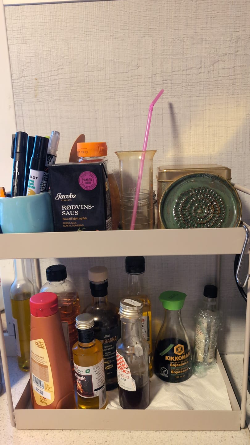 Customer photo review of Rabo stående hylle sand