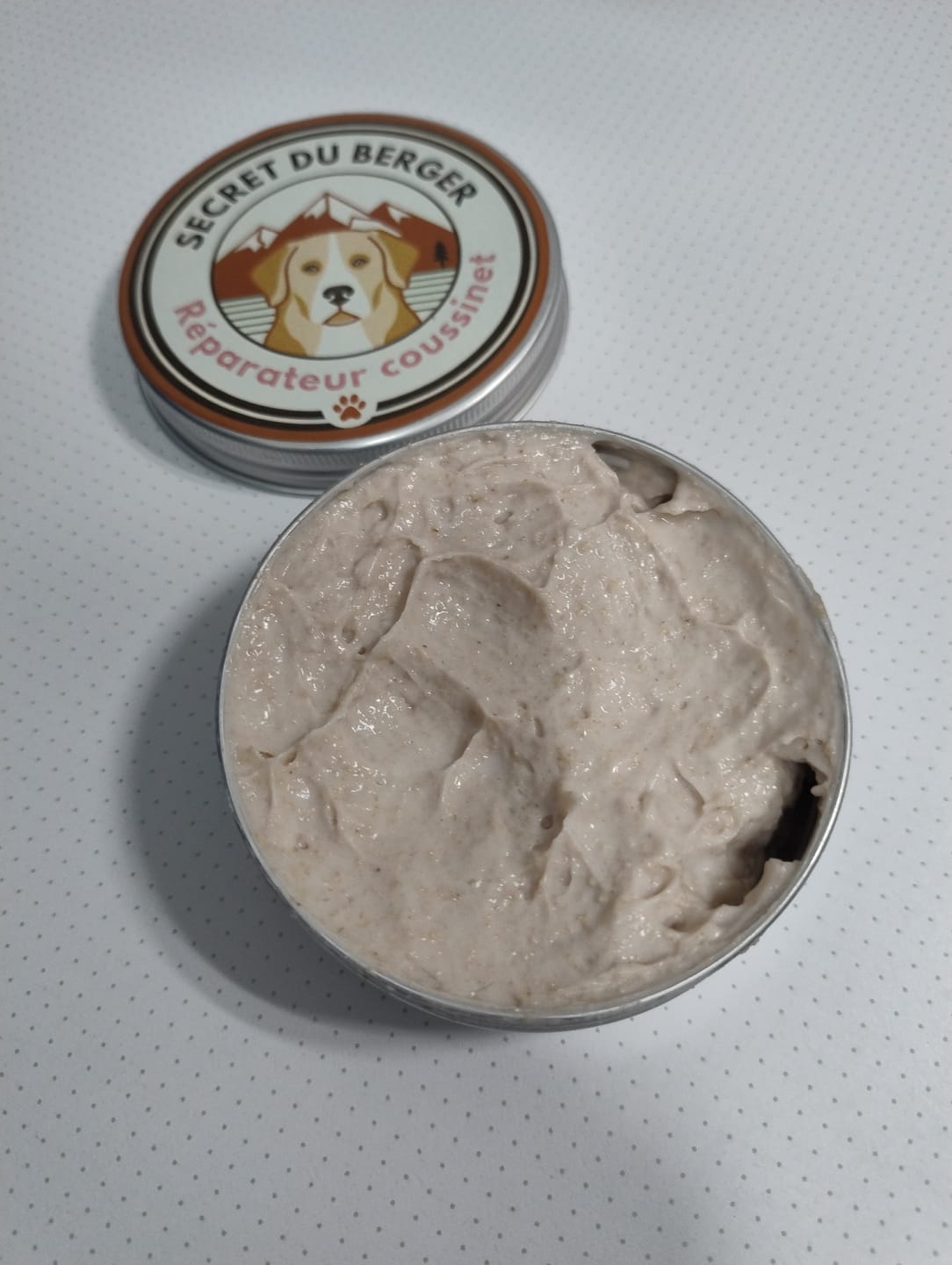 Customer photo review of Crème Réparatrice & Protectrice pour Coussinets 🏔️
