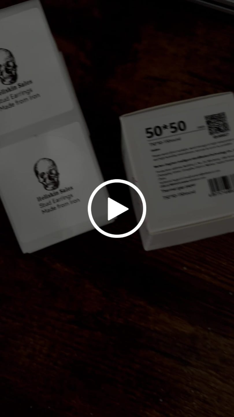 Customer video review of Round Label Tape for B21, B1, B3S