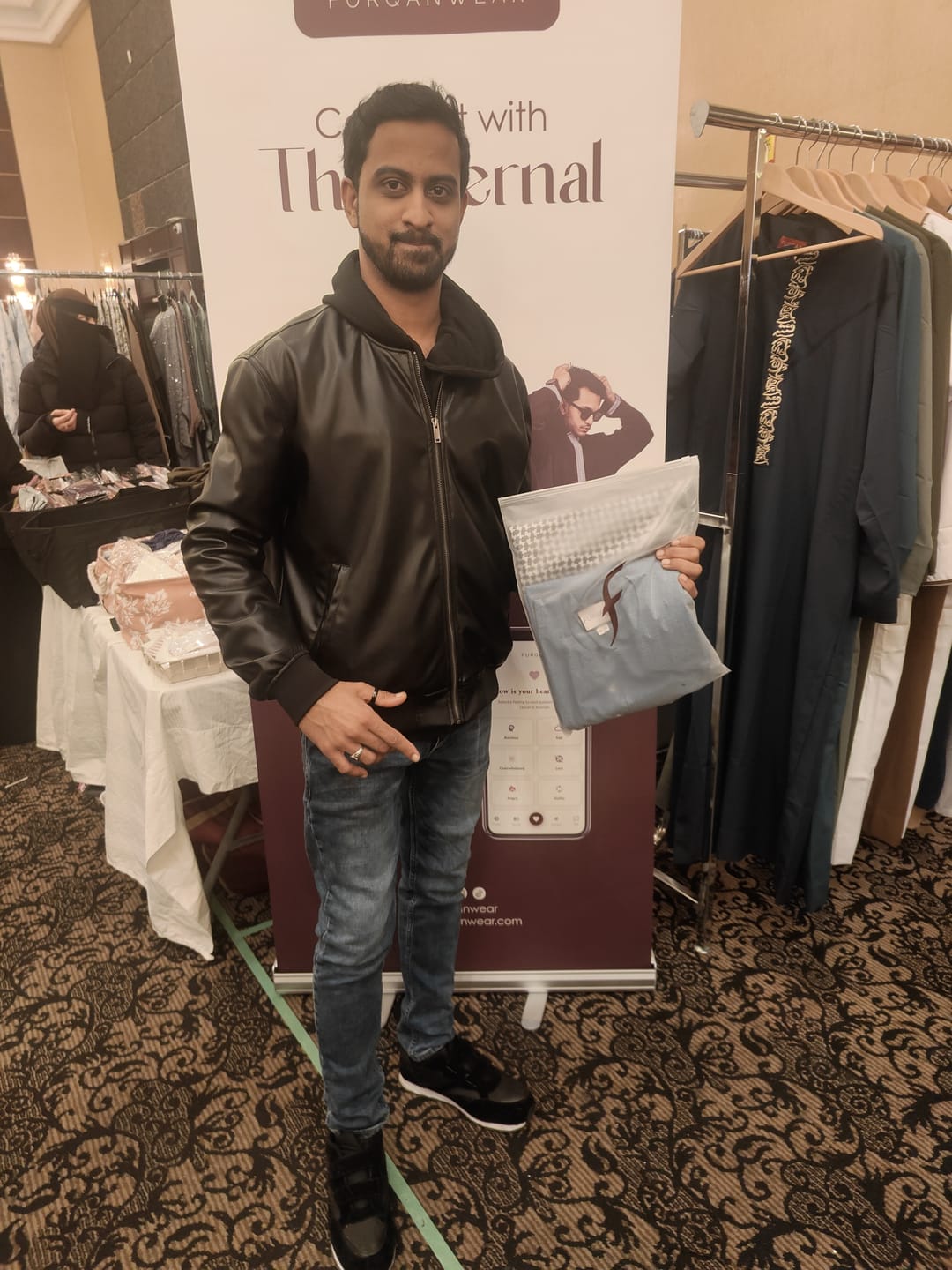 Customer photo review of Emirati thobe - Light blue