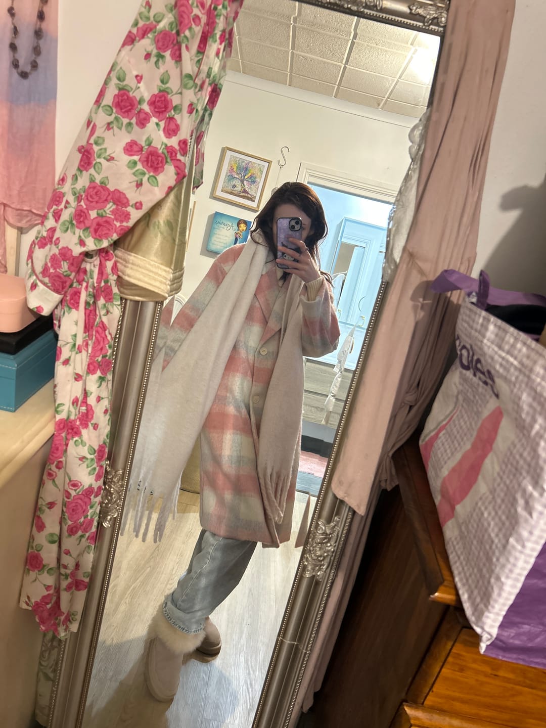 Customer photo review of Nordic Women's Oversized Trench Coat