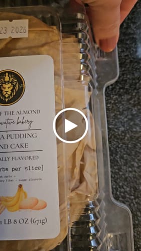 Customer video review of Banana Pudding Keto Pound Cake Loaf