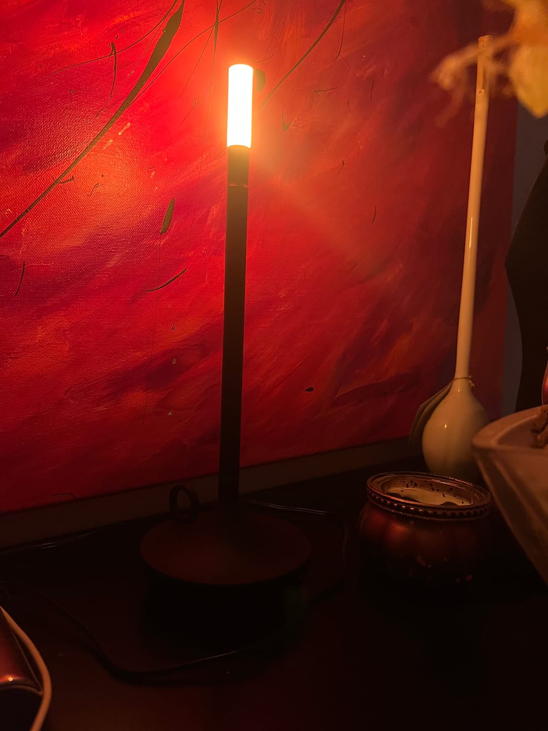 Customer photo review of Skandinavische Kandelaar Lampe | Minimalistische LED