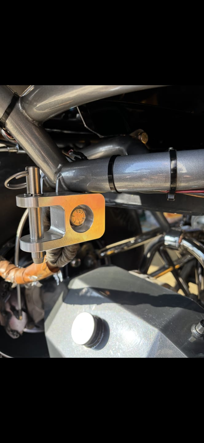 Customer photo review of Billet Push Bar Kit (For Motion Parachute Mount Clevices) 14-00010