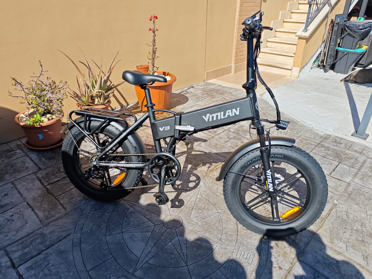 Customer photo review of V3 2.0 Folding Fat Tires Adult All Terrain Electric Bike