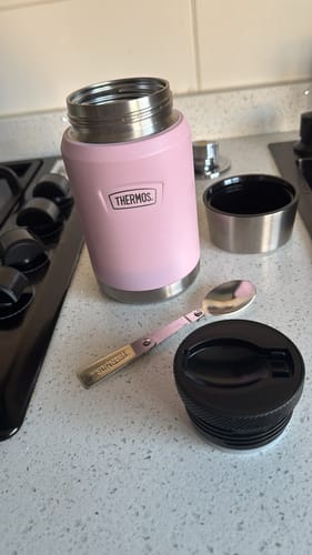 Customer photo review of TERMO COMIDA 710ML ICON ACERO INOXIDABLE SUNSET PINK