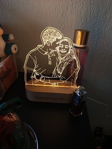 Customer photo review of Lampiece Lamp