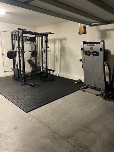 Customer photo review of Major Fitness B52 All-In-One Home Gym Smith Machine