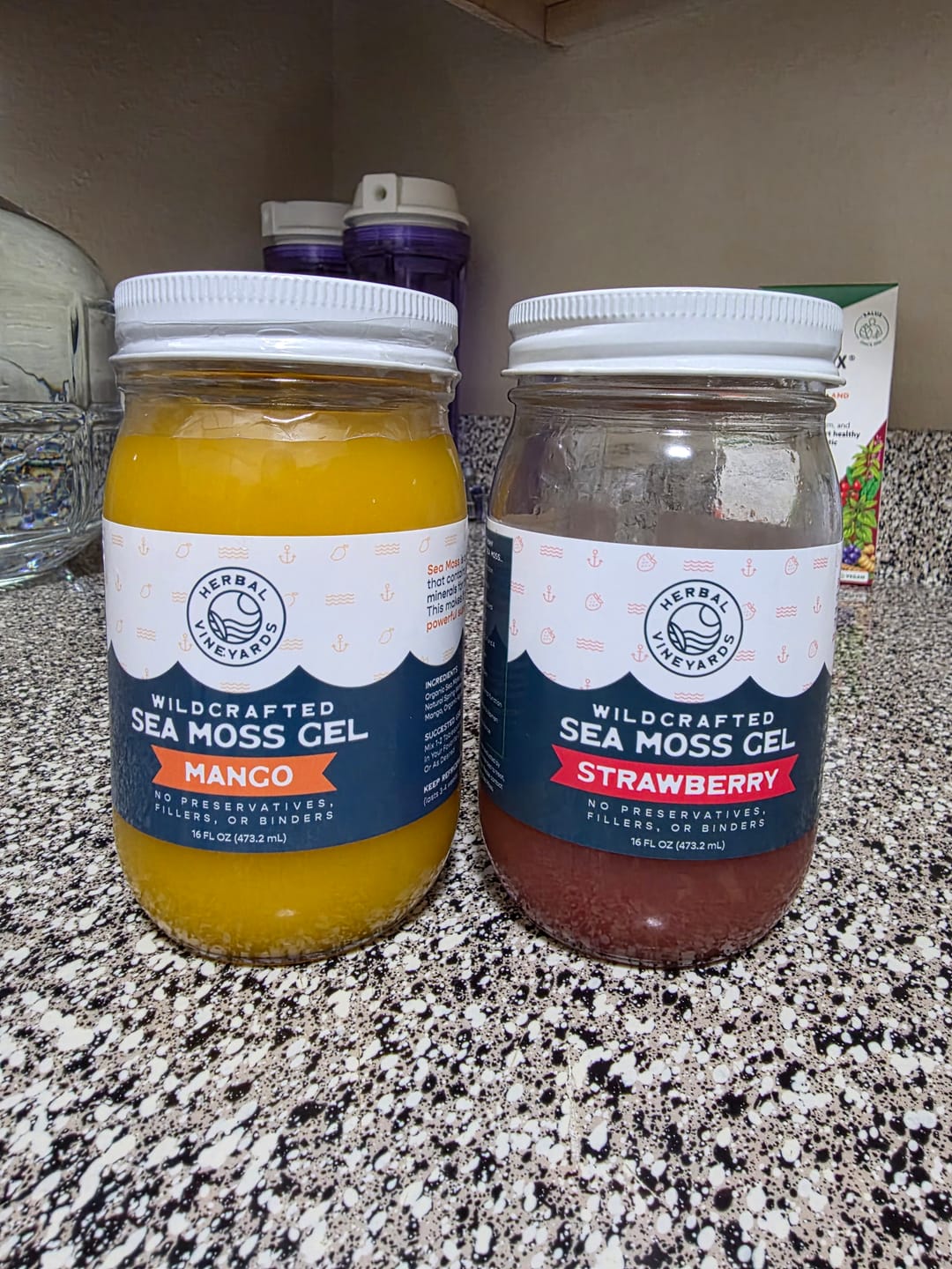 Customer photo review of EXCLUSIVE STRAWBERRY SEA MOSS GEL