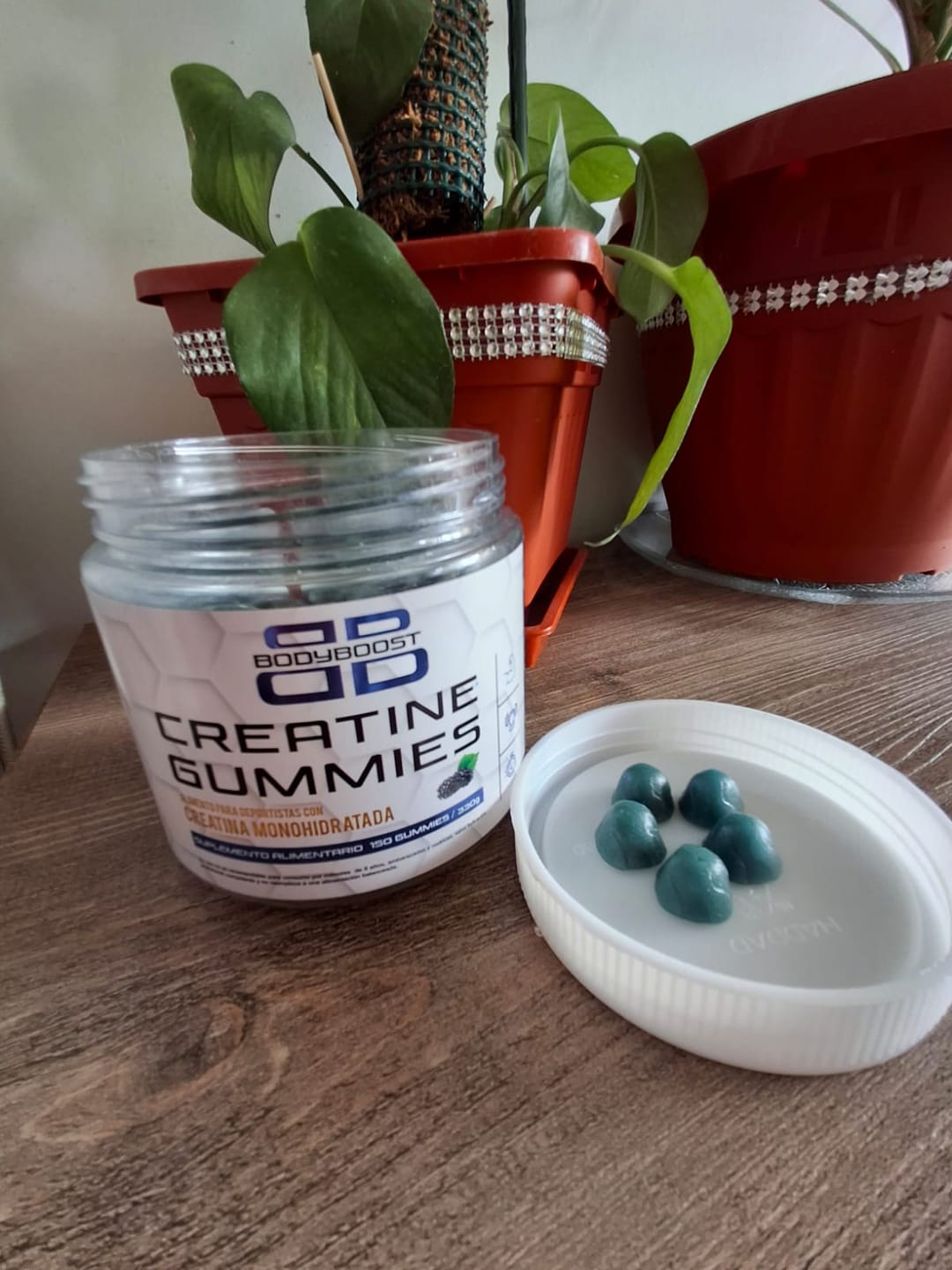 Customer photo review of Gomitas de Creatina
