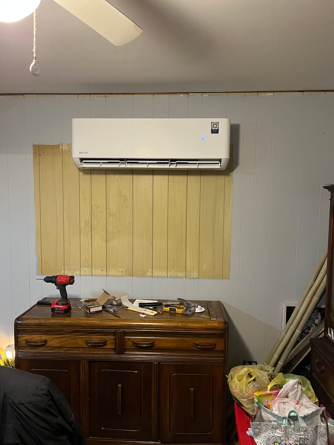 Customer photo review of DELLA Optima CloudAir Series 18000 BTU 23 SEER2 Ultra Heat Mini Split AC - Up to 1000 Sq.Ft.