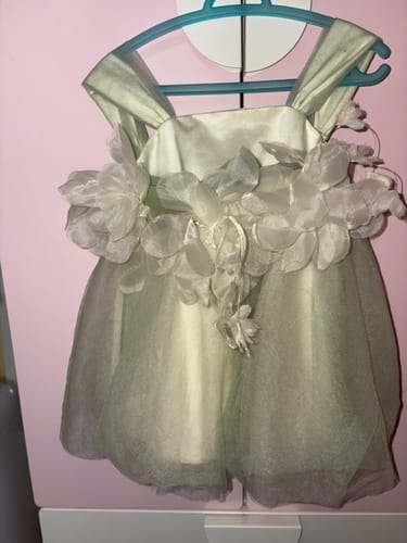 Customer photo review of Baby Flower Girl Dress Toddler Birthday Party Dress Summer Green Cake Puffy Girl Formal Dresses