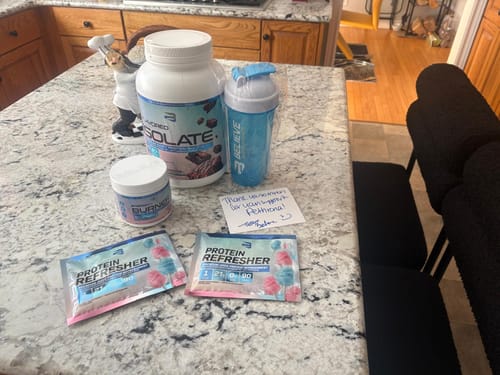 Customer photo review of Protein Isolate