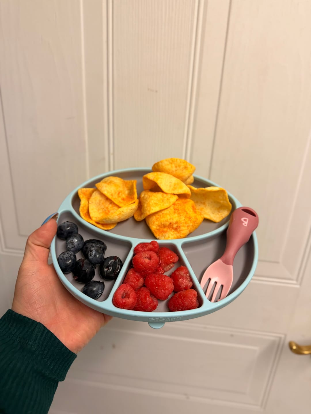 Customer photo review of NEW Attachable Weaning Cutlery