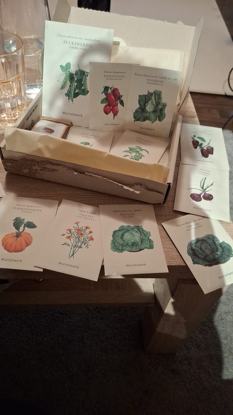 Customer photo review of Saatgut-Abobox 'Gartengemüse'