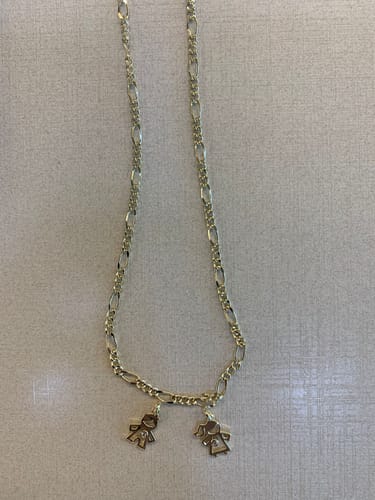 Customer photo review of COLLAR CURB BAÑO DE ORO