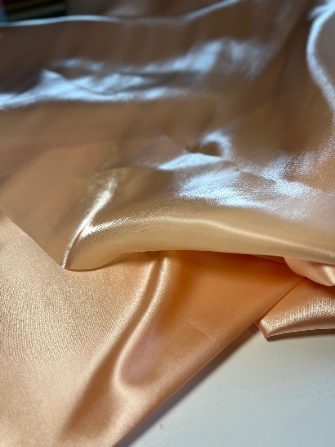 Customer photo review of Silky Stretch Satin