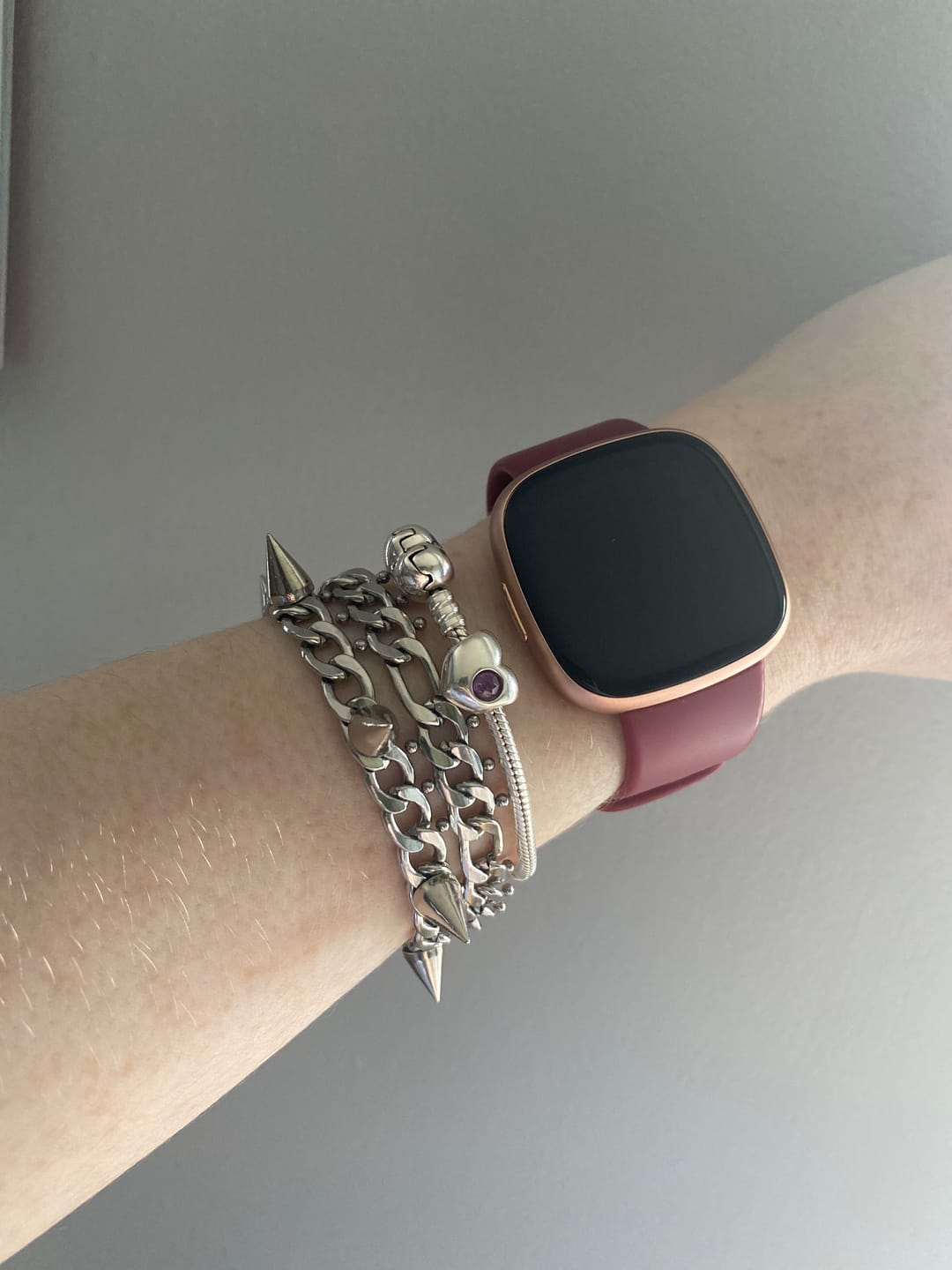 Customer photo review of Spike Stack Bracelet