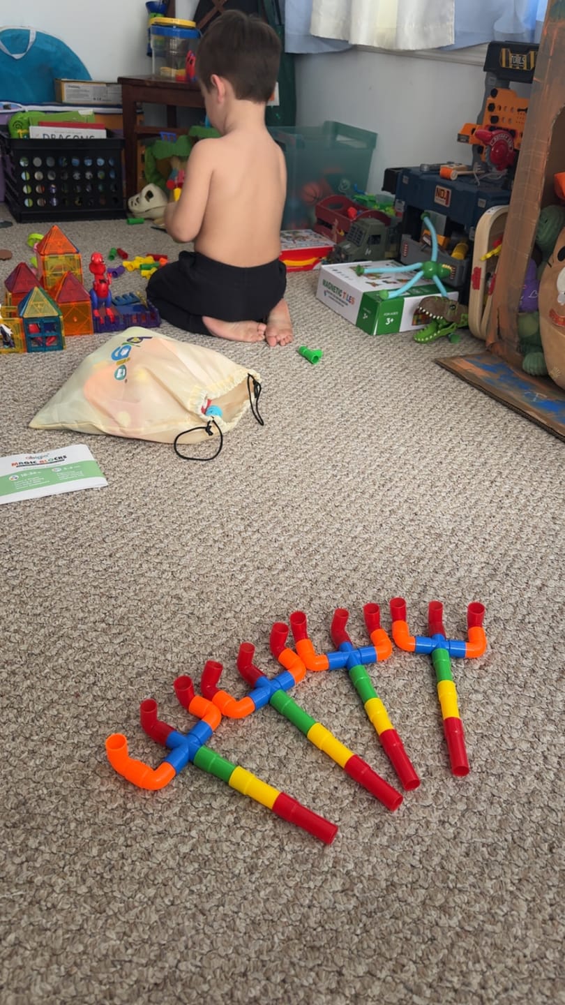 Customer photo review of The Preschool Box - Box 3