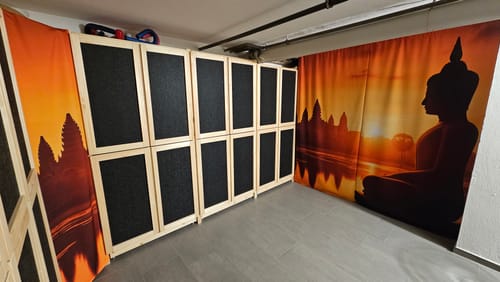 Customer photo review of Fotovorhang "Buddha"