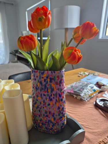 Customer photo review of Confetti Club Vase