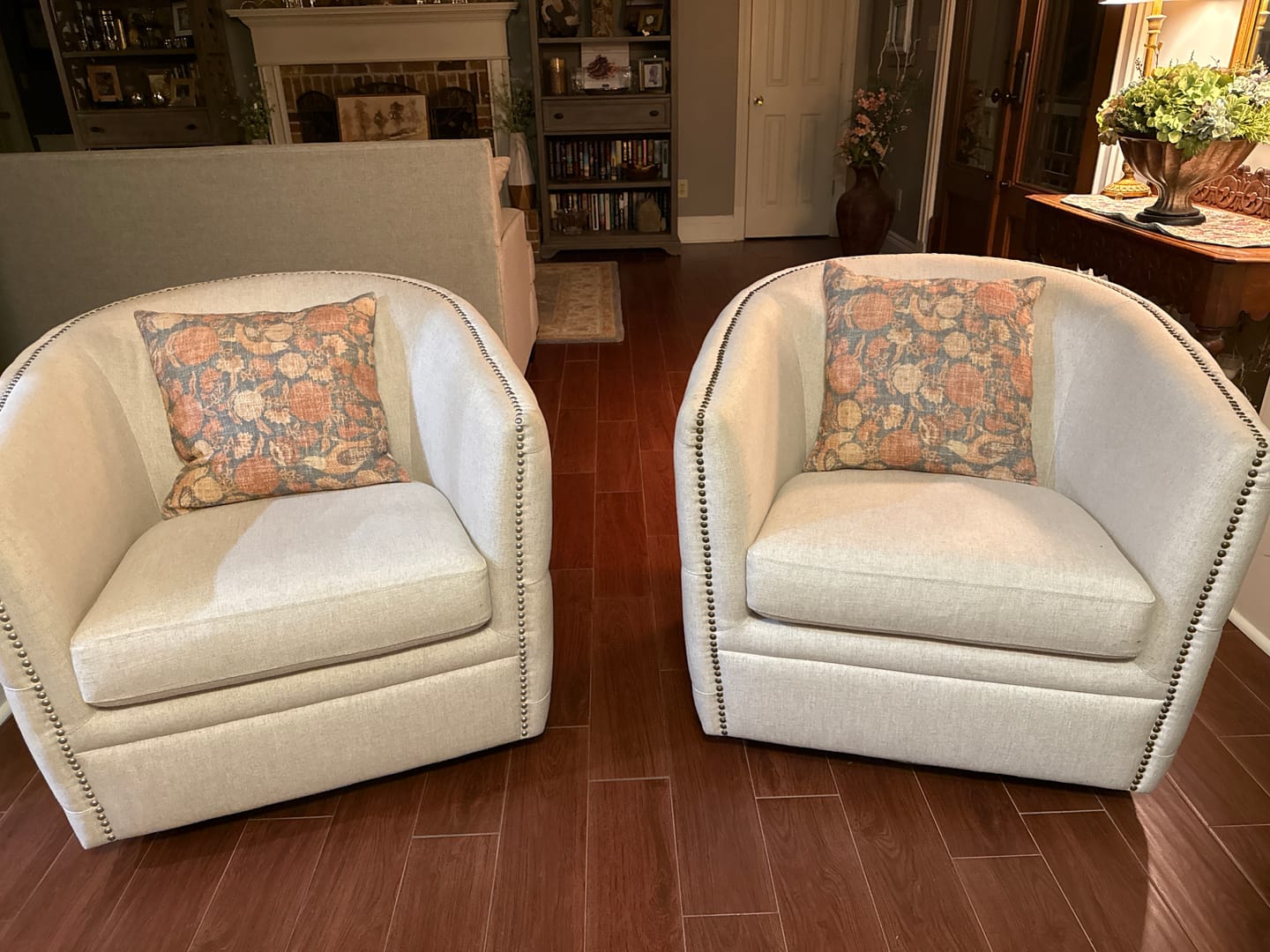 Customer photo review of Cotton Throw Square Pillow Cover